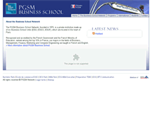 Tablet Screenshot of business-school-pgsm.com